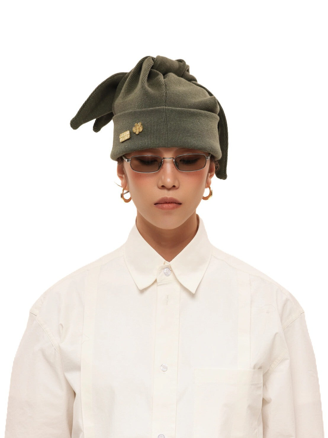 6cRAyon Multi-Way 3-Ear Knit Beanie 多功能三耳針織帽