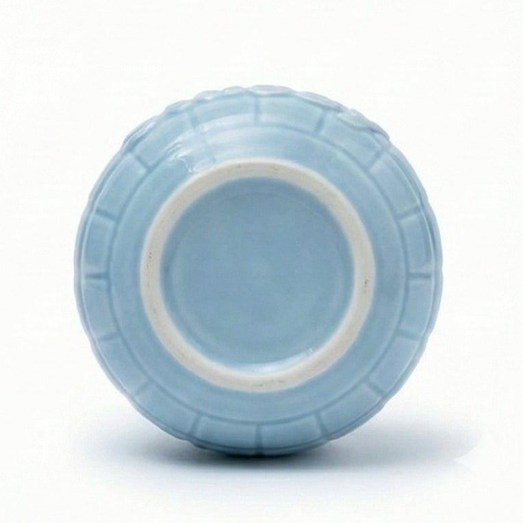 【GUBAN】AC-S135 天藍格紋STUSSY浮雕陶瓷煙灰缸