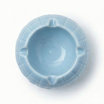 【GUBAN】AC-S135 天藍格紋STUSSY浮雕陶瓷煙灰缸