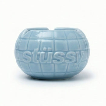 【GUBAN】AC-S135 天藍格紋STUSSY浮雕陶瓷煙灰缸