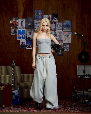 PUSH PUSH - PP DRIFTY SWEATPANTS 抽繩寬鬆運動棉長褲