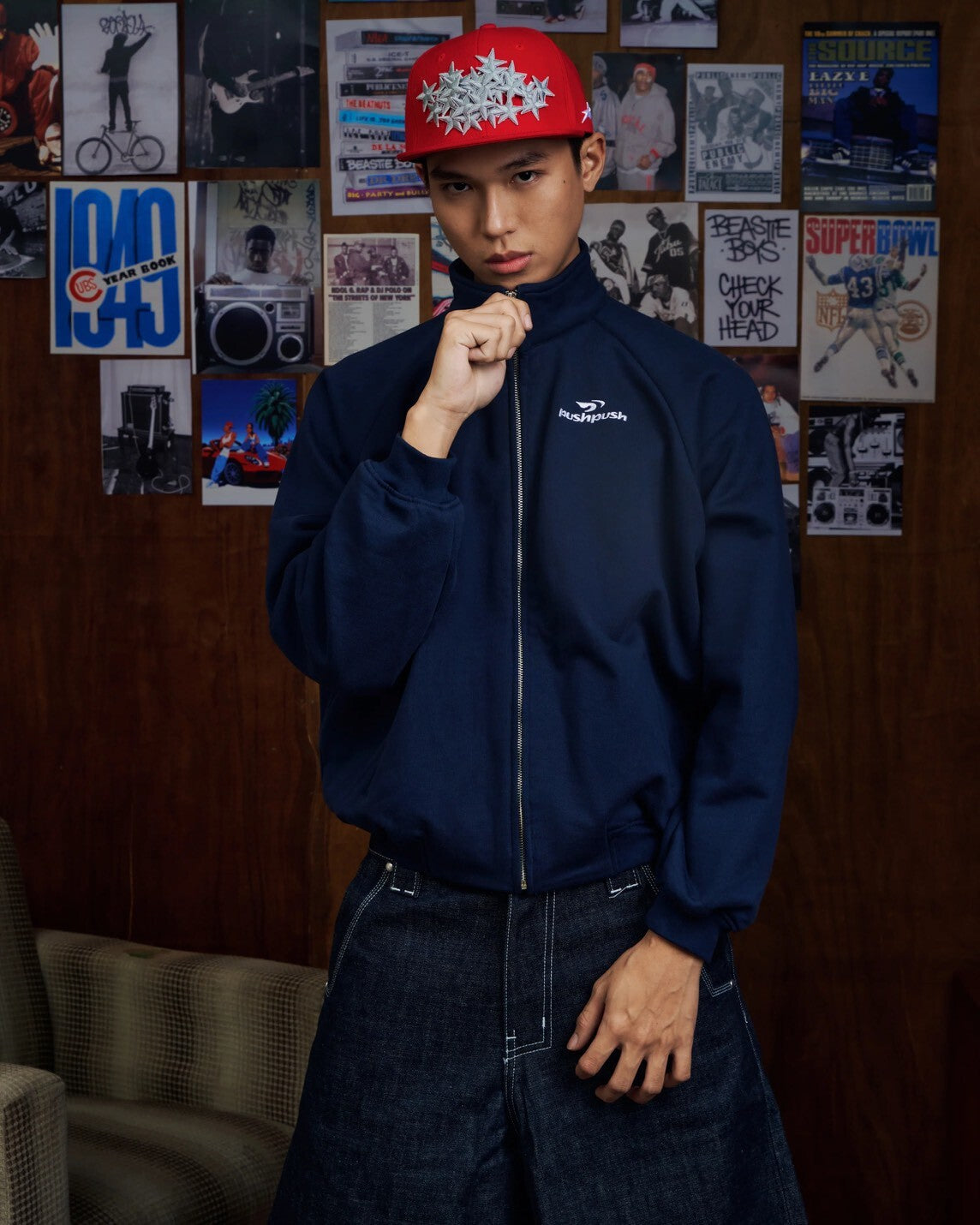 PUSH PUSH - FINN RAGLAN JACKET 寬短插肩夾克外套