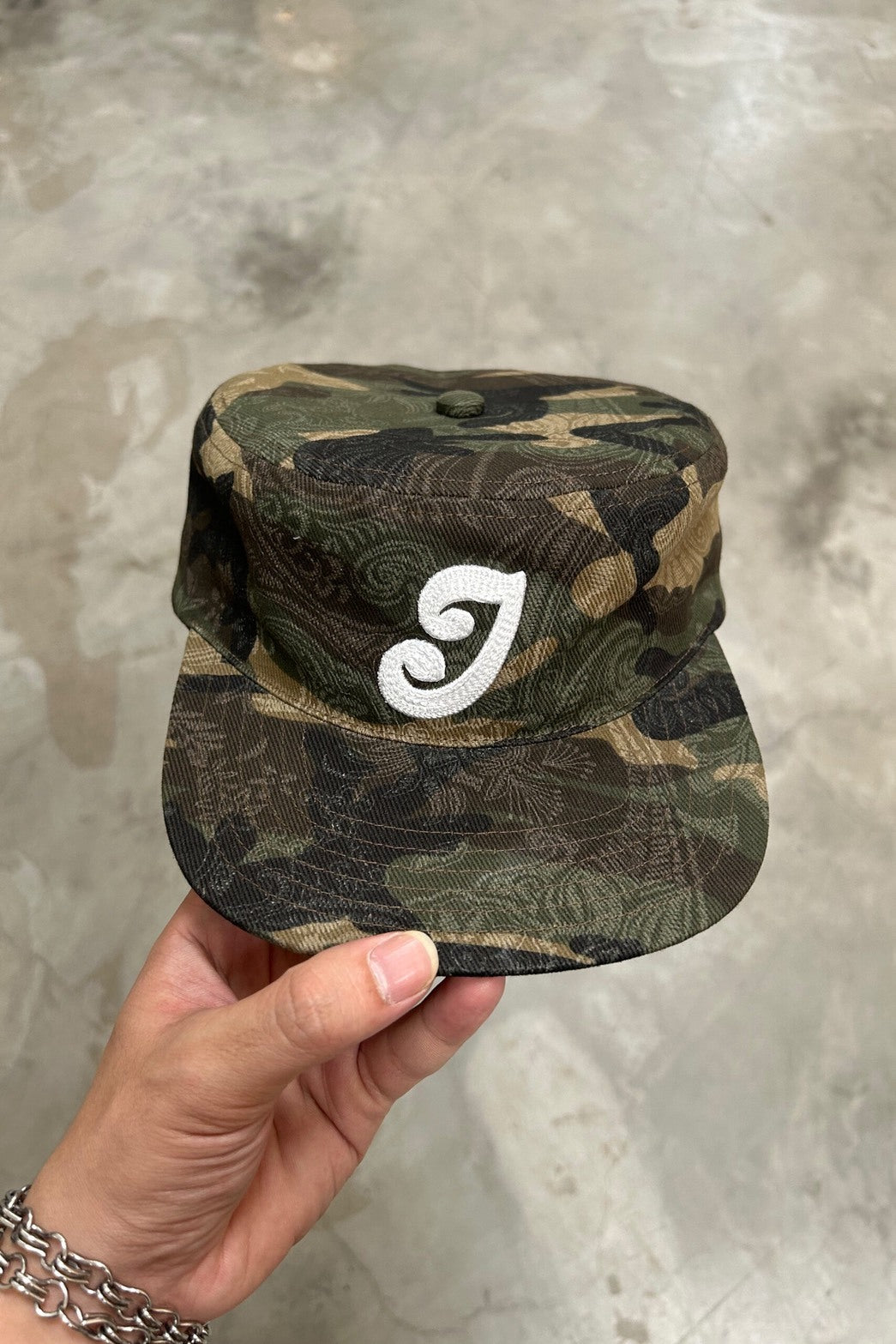 2D2idiots.labe - PAISLEY CAMO PILLBOX CAP 迷彩變形蟲藥盒帽