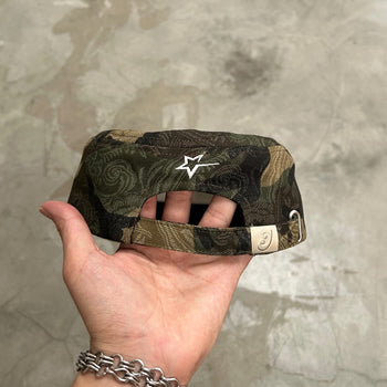 2D2idiots.labe - PAISLEY CAMO PILLBOX CAP 迷彩變形蟲藥盒帽