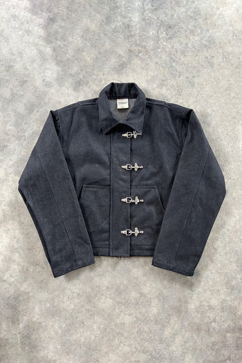 2D2idiots.labe - RAW DENIM CLASP JACKET 消防扣丹寧夾克