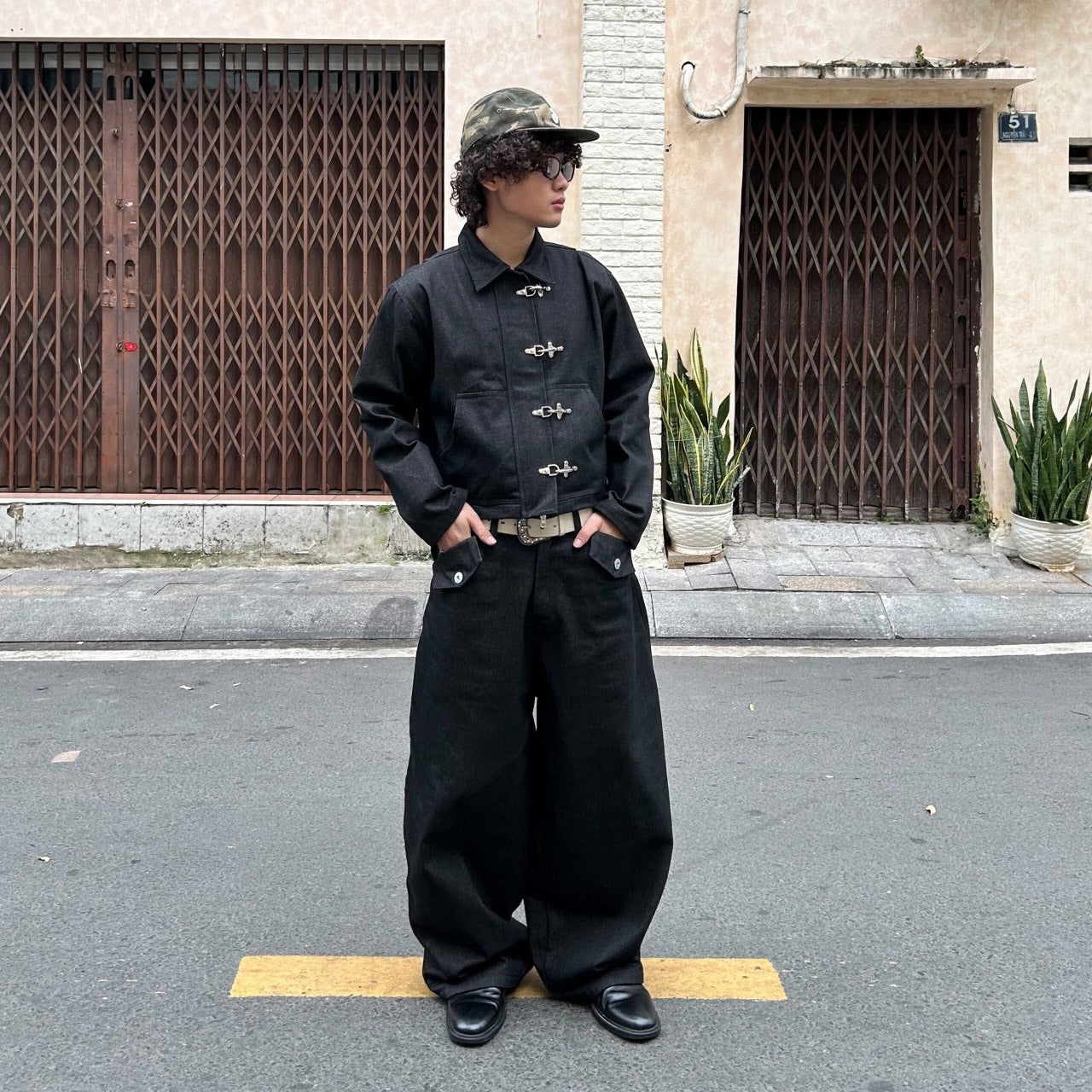 2D2idiots.labe - RAW DENIM CLASP JACKET 消防扣丹寧夾克