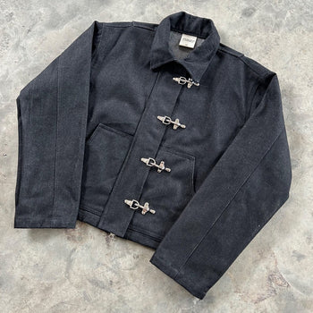 2D2idiots.labe - RAW DENIM CLASP JACKET 消防扣丹寧夾克