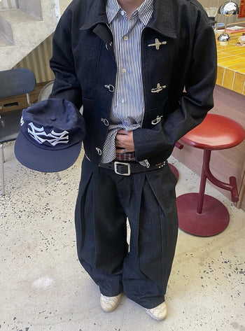 2D2idiots.labe - RAW DENIM CLASP JACKET 消防扣丹寧夾克