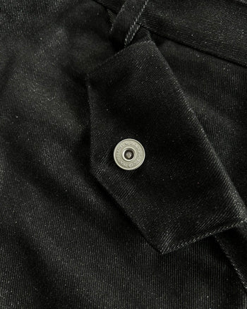 2D2idiots.labe - WIDE FIT RAW DEMIN 寬鬆鈕釦單寧長褲