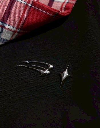 E’TREALOUEST - 25AW 格紋帽棉外套