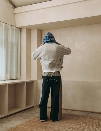 E’TREALOUEST - 25AW 格紋帽棉外套