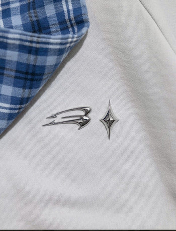 E’TREALOUEST - 25AW 格紋帽棉外套