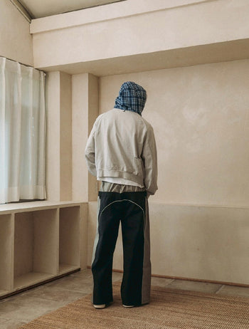 E’TREALOUEST - 25AW 格紋帽棉外套