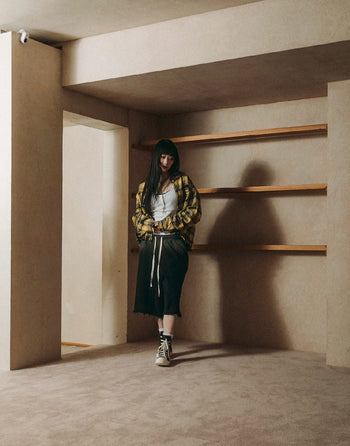 E’TREALOUEST - 25AW 雙層破壞格紋襯衫