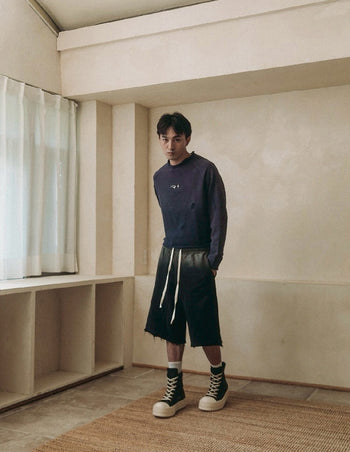 E’TREALOUEST - 25AW 破壞水洗衛衣