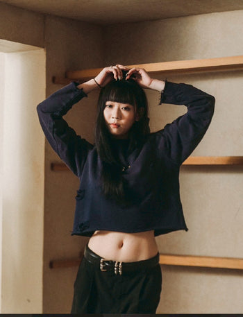 E’TREALOUEST - 25AW 破壞水洗衛衣