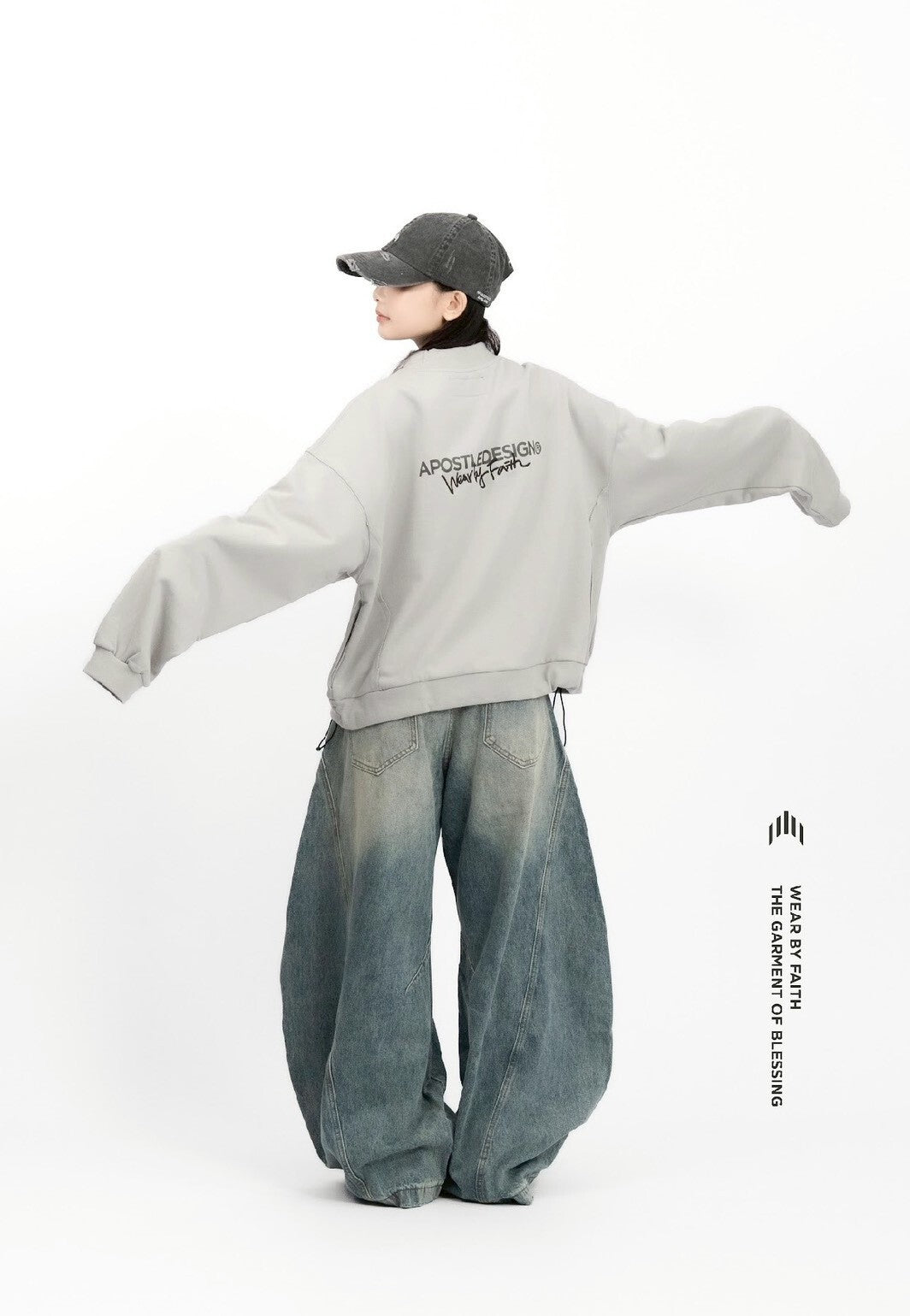 Apostle - 25AW  LCS-01 "ZARION" Ethos Logo Crewneck Sweat