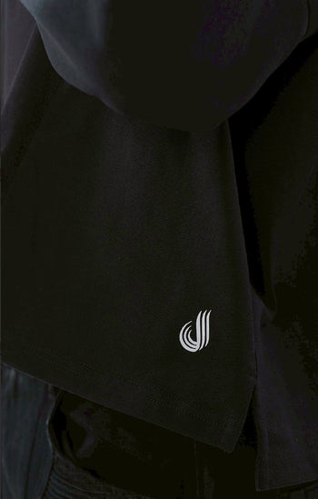 Jobdatasheet Mock Neck Printed & Embroidered Long-Sleeve Top D29