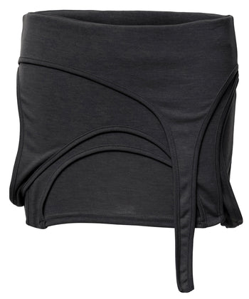 FLARE UP - 4-Layered Skirt 特殊四層裙 P-F209 (黑色)