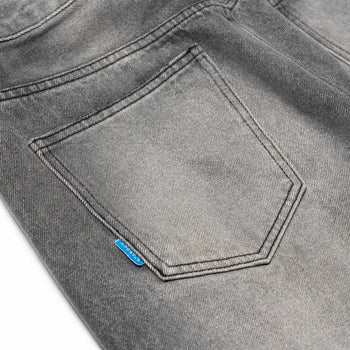 APOSTLE - SJ-01 Everyday Washed Straight Jeans - Washed Black