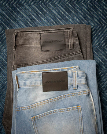 APOSTLE - SJ-01 Everyday Washed Straight Jeans - Washed Black