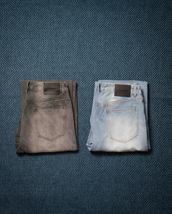 APOSTLE - SJ-01 Everyday Washed Straight Jeans - Washed Black