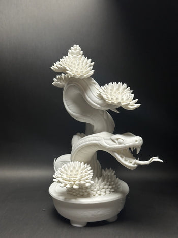 朽根造 - AC-K162 黑·盆系列｜蛇·繞折