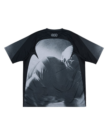 CARRYON 26SS Gridiron Graphic Raglan Jersey 橄欖員球衣 黑色 T-C1070