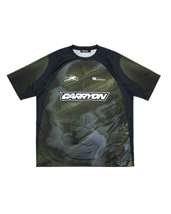 CARRYON 26SS Gridiron Graphic Raglan Jersey 橄欖員球衣 綠色 T-C1071