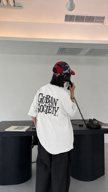"MADE 𝗚𝘂𝗯𝗮𝗻 " GUBAN Society 印花 寬鬆 美式 上衣
