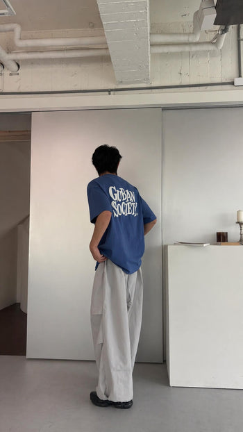 "MADE 𝗚𝘂𝗯𝗮𝗻 " T-S70 GUBAN Society  印花 寬鬆 美式 上衣