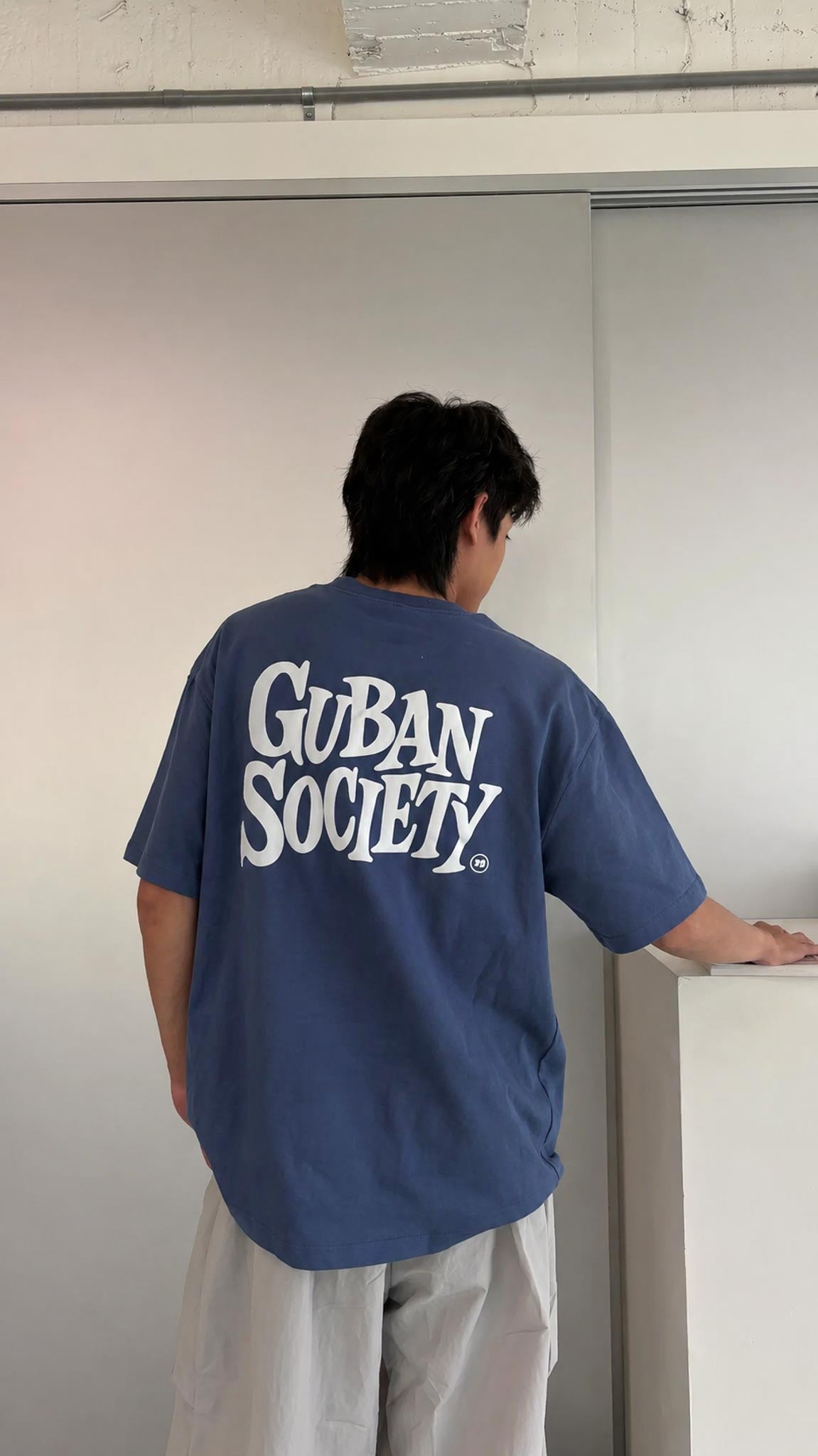 "MADE 𝗚𝘂𝗯𝗮𝗻 " T-S70 GUBAN Society  印花 寬鬆 美式 上衣
