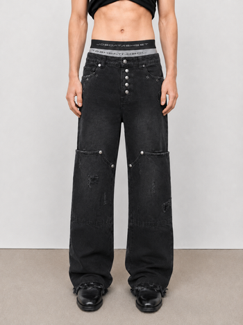 JOBDATASHEET - Basic Button-Fly Jeans D44