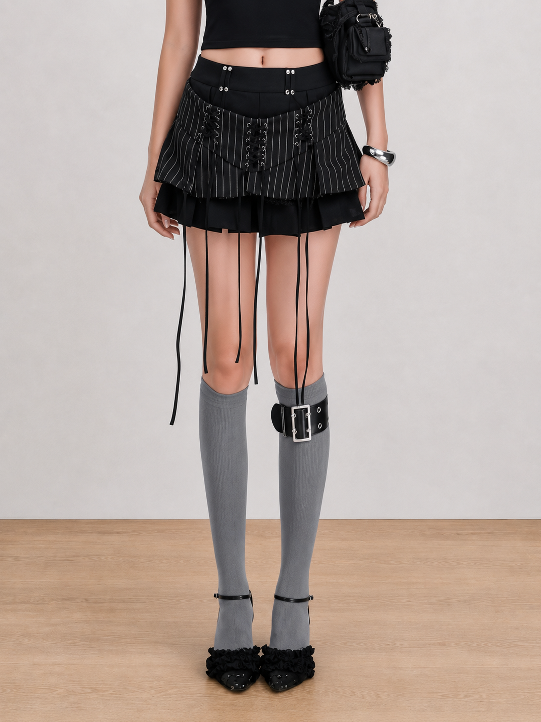 IUE STUDIO - P-U202 "DRAMA" Skirt