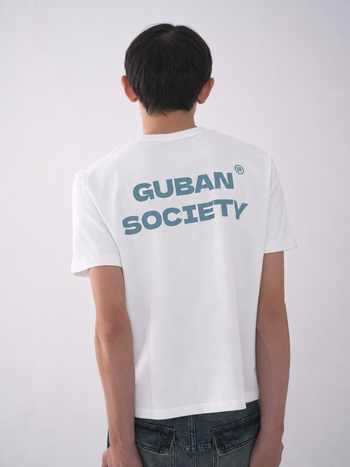 “MADE 𝗚𝘂𝗯𝗮𝗻 " GUBAN SOCIETY GRAPHIC TEE  GB-002