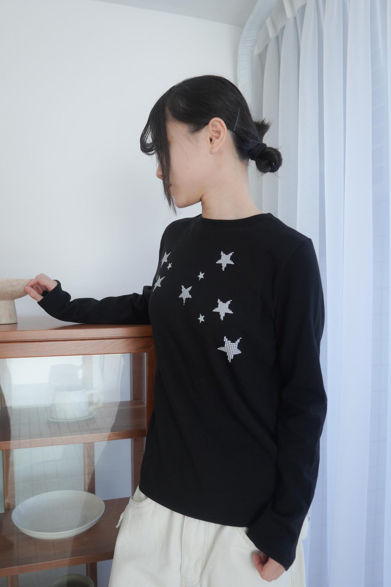 滿天星長袖打底上衣