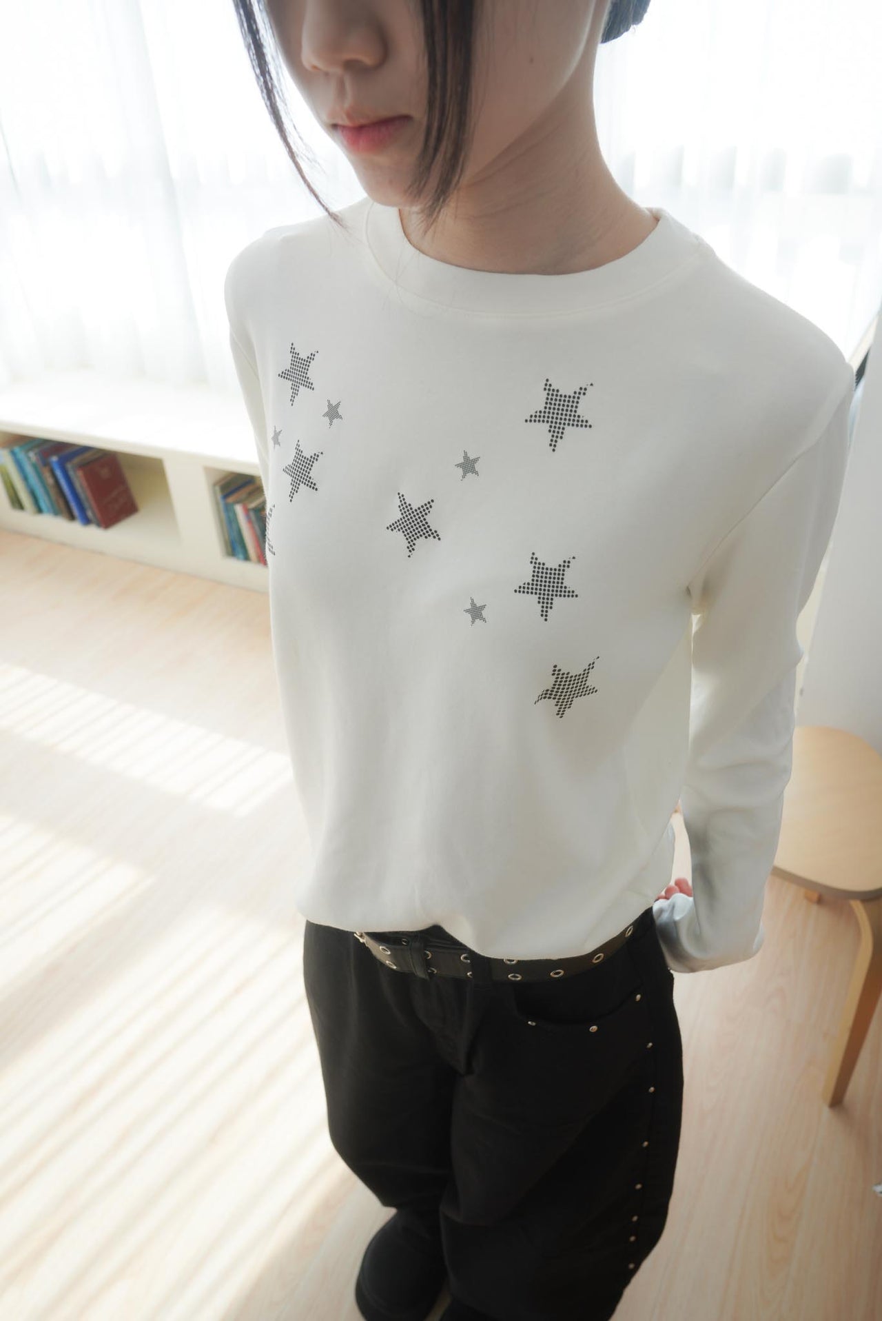 滿天星長袖羊絨打底上衣