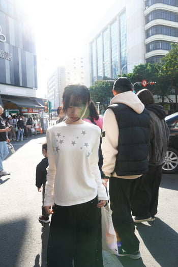Q139滿天星長袖羊絨打底上衣