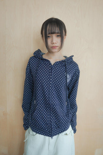 波點翅膀連帽外套