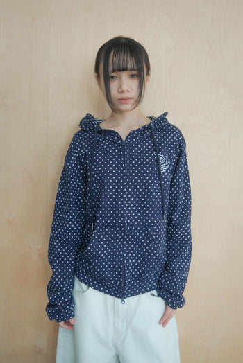 波點翅膀連帽外套