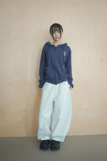 波點翅膀連帽外套