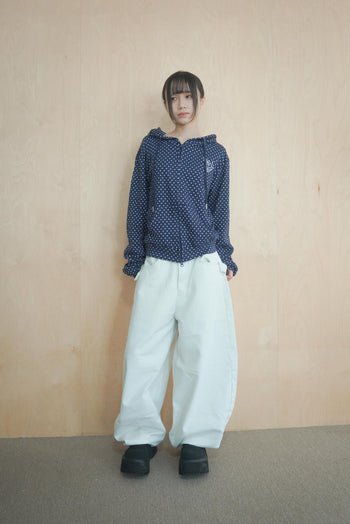 波點翅膀連帽外套