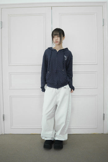 波點翅膀連帽外套