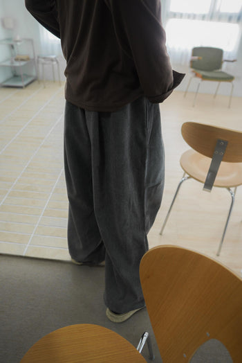 舒適 皺褶 燈籠 垂墜 寬鬆 長褲