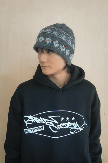 復古毛線圖騰毛帽