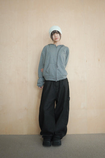 波點翅膀連帽外套