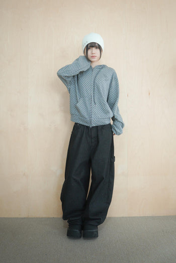 波點翅膀連帽外套