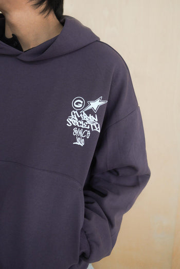 水洗連帽boxy短款380G帽T