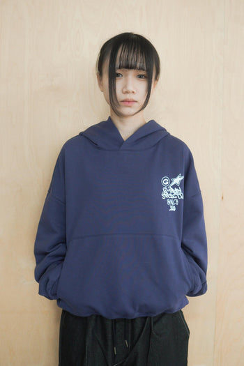 水洗連帽boxy短款380G帽T