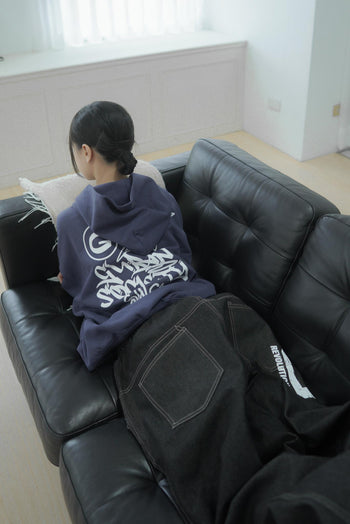 水洗連帽boxy短款380G帽T